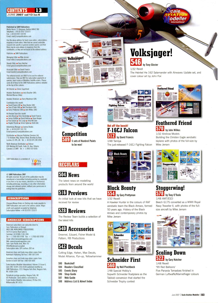 Scale Aviation Modeller International 2007-06